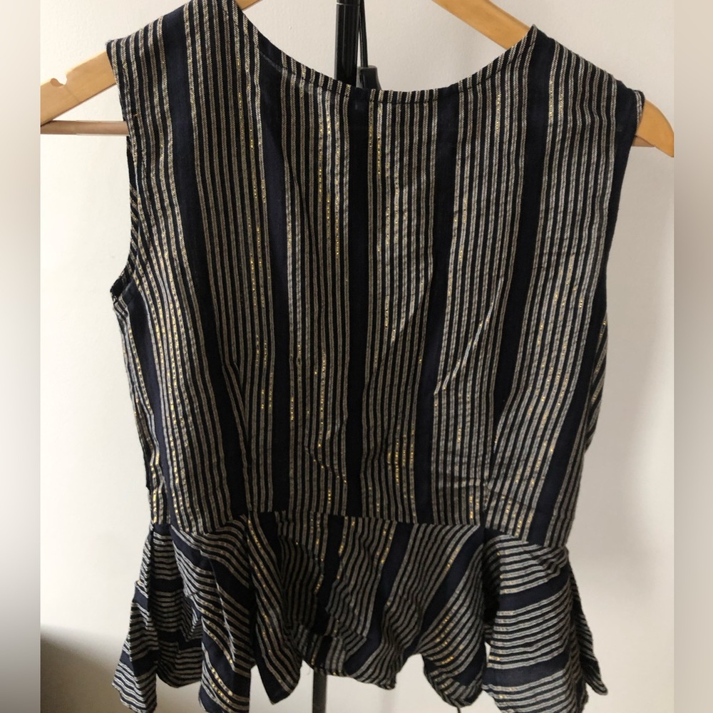 Black Peplum top - Picture 2 of 3